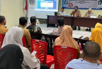 Rakornas Program Bangga Kencana di Aula Kantor Camat Ternate Utara