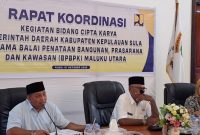 Pemerintah Kabupaten Kepulauan Sula bersama BPBPK Provinsi Maluku Utara Gelar Rapat Koordinasi. (Rakyatmu) 