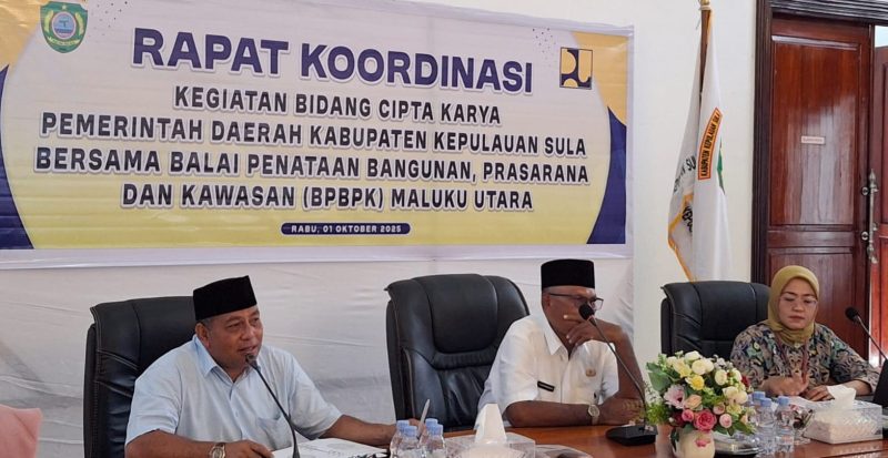 Pemerintah Kabupaten Kepulauan Sula bersama BPBPK Provinsi Maluku Utara Gelar Rapat Koordinasi. (Rakyatmu) 