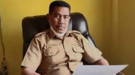 Kepala Dinas Dukcapil Kabupaten Pulau Taliabu, Maslan. (Rakyatmu) 