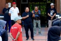 Sekda Kota Ternate Pimpin Apel Pagi di Eks Kantor Wali Kota Ternate