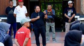 Sekda Kota Ternate Pimpin Apel Pagi di Eks Kantor Wali Kota Ternate