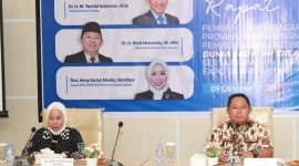 Ketua Panitia DPD DEKRAFMI Maluku Utara, Rizal Marsaoly  dan Heny Sutan Muda.