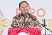 Sekda Kota Ternate, Rizal Marsaoly saat Buka Kegiatan Expo Medtech di Benteng Oranje