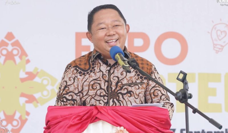 Sekda Kota Ternate, Rizal Marsaoly saat Buka Kegiatan Expo Medtech di Benteng Oranje