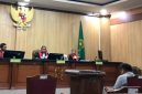 Suasana Sidang Lanjutan Kasus BTT Kepulauan Sula di Pengadilan Negeri Ternate. (Rakyatmu)