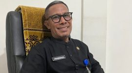 Kepala Dinas Sosial Kota Ternate, Burhanuddin Abdul Kader. (Rakyatmu)