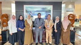 Kepala DPPKB Kota Ternate Didamping Kepala Bidang Bersama General Manager Bela Hotel, dan HRD