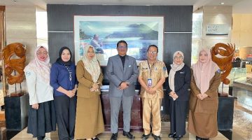 Kepala DPPKB Kota Ternate Didamping Kepala Bidang Bersama General Manager Bela Hotel, dan HRD