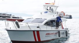 Ambulans Laut Pemerintah Kota Ternate. (Istimewa)