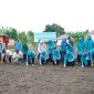 Dukung Ketahanan Pangan, TP-PKK Tidore bekerja dama dengan Dinas Pertanian gelar penanaman jagung dan sayur. (Istimewa)