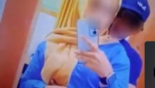 Foto Oknum Polisi Berinisial Aipda SS dan Selingkuhannya Berinisial SA. (Istimewa/Rakyatmu)