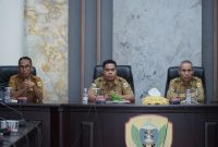 Pemerintah Kota Tidore Kepulauan menggelar rapat koordinasi (rakor) secara virtual bersama Kementerian Dalam Negeri Muhammad Tito Karnavian. (Istimewa)