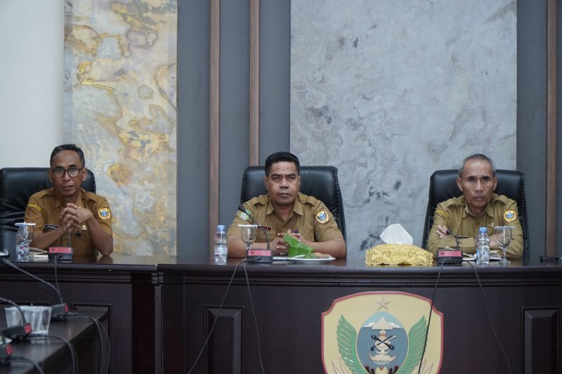 Pemerintah Kota Tidore Kepulauan menggelar rapat koordinasi (rakor) secara virtual bersama Kementerian Dalam Negeri Muhammad Tito Karnavian. (Istimewa)