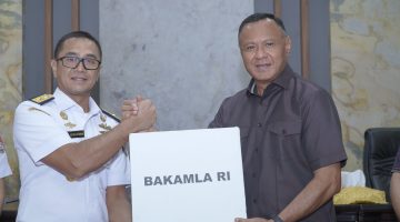 Pemerintah Kota Tidore Kepulauan menghibahkan lahan ke Badan Keamanan Laut untuk memperkuat keamanan laut. (Istimewa)