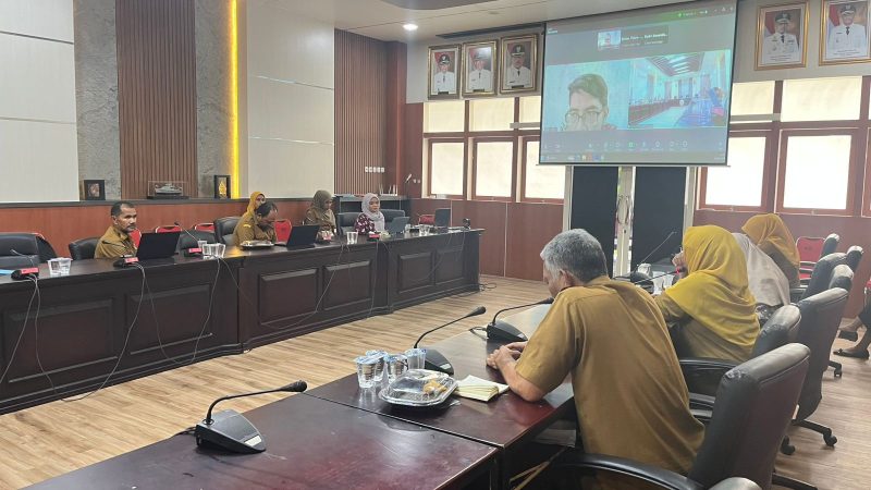 Rapat koordinasi membahas persiapan pendampingan teknis penilaian BLUD bagi puskesmas di Kota Tidore Kepulauan. (Istimewa)