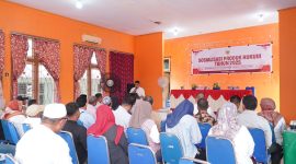 60 peserta yang terdiri dari Tokoh Agama, Tokoh Masyarakat, Tokoh Pemuda, dan Tokoh Perempuan di Kecamatan Tidore Selatan mengikuti kegiatan Sosialisasi Produk Hukum. (Istimewa)