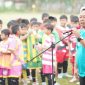 Sekda Kota Ternate, Rizal Marsaoly Membuka Festival Sepak Bola Usia Dini Piala Wali Kota Ternate. (Rakyatmu)