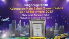 Penghargaan Kota Sehat dengan Predikat Swasti Saba Wiwerda 