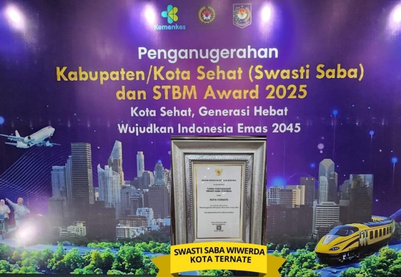 Penghargaan Kota Sehat dengan Predikat Swasti Saba Wiwerda 