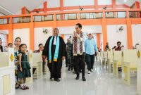 : Peresmian Gereja Imanuel Kawasi oleh Wakil Bupati Halmahera Selatan bersama Sinode Gereja Protestan Maluku