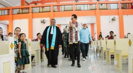 : Peresmian Gereja Imanuel Kawasi oleh Wakil Bupati Halmahera Selatan bersama Sinode Gereja Protestan Maluku