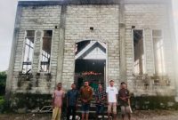 Pembangunan Gereja GPM Wahe di Pulau Taliabu. (RakyatMu)