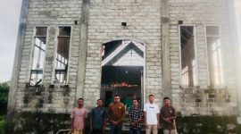 Pembangunan Gereja GPM Wahe di Pulau Taliabu. (RakyatMu)