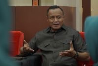 Wali Kota Tidore Kepulauan, Muhammad Sinen, saat menerima kunjungan kerja PT Temas Shipping di ruang kerjanya. (Istimewa)