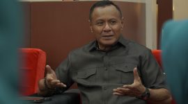 Wali Kota Tidore Kepulauan, Muhammad Sinen, saat menerima kunjungan kerja PT Temas Shipping di ruang kerjanya. (Istimewa)