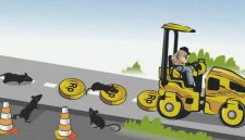 Ilustrasi Proyek Jalan Fiktif. (Istimewa)