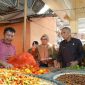 Sidak TAPD Kota Tidore Kepulauan di Pasar Gosalaha. (Humas for RakyatMu)
