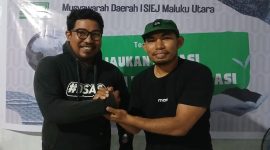 Ketua dan Sekretaris SIEJ simpul Maluku Utara, Erdian-Ikram Salim. (Istimewa)