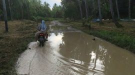 Kondisi Jalan Tanjung Una - Jorjoga, Pulau Taliabu. (RakyatMu)
