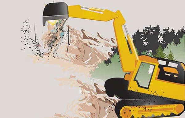 Ilustrasi Pertambangan Galian C. (Istimewa)