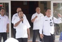 Sekretaris Daerah Kota Ternate, Rizal Marsaoly Melaksanakan Program Rabu Menyapa di Kantor Camat Ternate Selatan. (Istimewa) 