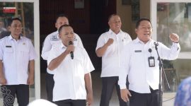Sekretaris Daerah Kota Ternate, Rizal Marsaoly Melaksanakan Program Rabu Menyapa di Kantor Camat Ternate Selatan. (Istimewa) 