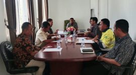 Komisi II DPRD Kabupaten Pulau Taliabu saat RDP dengan pihak tambang. Dok; Rakyatmu