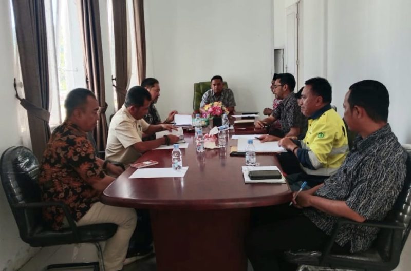 Komisi II DPRD Kabupaten Pulau Taliabu saat RDP dengan pihak tambang. Dok; Rakyatmu