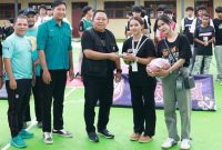 Ketua Perbasi Kota Ternate, Dr. Rizal Marsaoly Memberikan Dukungan Dana di Turnamen 3x3 Smanli 2026 Basketball