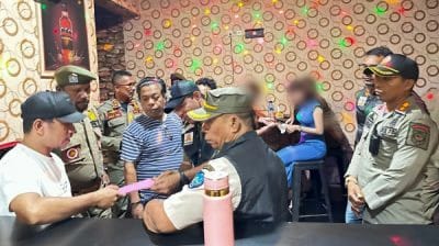 Satpol PP Kota Ternate Gelar Razia di Tempat Hiburan Malam