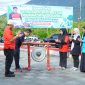 Acara bertema “Dari Tugulufa Untuk Bumi, Tidore Menuju Zero Sampah Plastik” ditandai dengan pemukulan gong. (Istimewa)