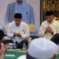 Wali Kota Tidore Kepulauan Muhammad Sinen bersama Wakil Wali Kota Ahmad Laiman menghadiri peringatan Haul ke-3 KH. Muhammad Habib Bin Abu Na’im di Masjid Agung Nurul Bahar, Kelurahan Tomalou, Kecamatan Tidore Selatan. (Istimewa)