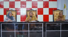 Kantor Wilayah Kementerian Hukum Maluku Utara menggelar pembinaan Pos Bantuan Hukum bersama camat, lurah, dan kepala desa se-Pulau Tidore. (Istimewa)