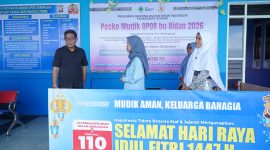 Wakil Wali Kota Tidore Kepulauan Ahmad Laiman meninjau langsung suasana arus mudik menjelang Hari Raya Idul Fitri 1447 H/2026 M di sejumlah pelabuhan di Pulau Tidore. (Istimewa)