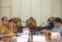 Pemerintah Kota Tidore Kepulauan, Maluku Utara, melalui Bagian Hukum menggelar rapat koordinasi harmonisasi Rancangan Peraturan Daerah. (Istimewa)