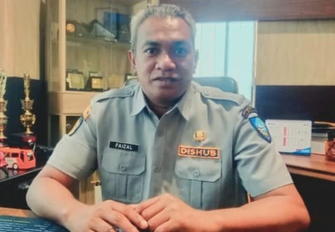 Plt. Kepala Dinas Perhubungan Kota Ternate, Faizal Badaruddin. (Rakyatmu)