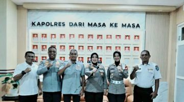 Polres Ternate dan Dishub Bahas Parkir Tepi Jalan Depan Pasar Higienis