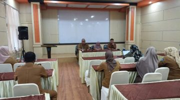 BP2RD Kota Ternate dan BPKAD Kota Ternate Menggelar Pertemuan Bahas Satu Data Keuangan Daerah. (RakyatMu)