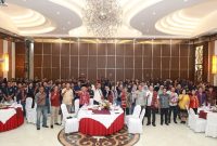 Foto Bersama Usai Acara Silaturahmi Badan Penghubung NTT dengan Diaspora NTT di di Royal Ballroom, Kelurahan Kalumpang, Kota Ternate. (Ong/Rakyatmu)